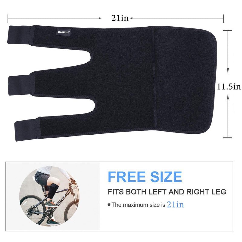 [Australia] - 2U2O Calf Brace - Adjustable Shin Splint Compression Support for Calf Pain Relief, Recovery, Sprain, Swelling, Tennis Leg, - Lower Leg Wrap - Calf Sleeve for Men or Women - Universal Size 2Packs 