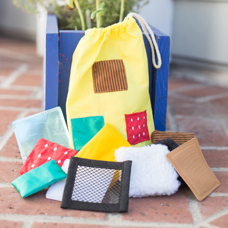 [Australia] - Educational Insights Teachable Touchables Textured Beanbags Squares, Toddler Sensory Toys, Preschool Kindergarten Classroom Must Haves, Set of 20 Beanbags, Ages 3+ Texture Squares 