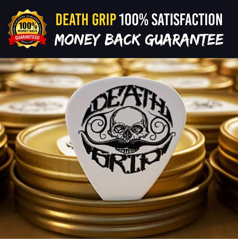 [Australia] - Extra Strong Mustache Wax Death Grip 1 oz Tin and Strong Hold Sudden Death 1 oz Tin Mens Combo Kit - Grooming For Men Handlebar Moustache & Beard Wax Tin… Death Grip Extra Strong Hold and Sudden Death Strong Hold Mustache Wax Set 