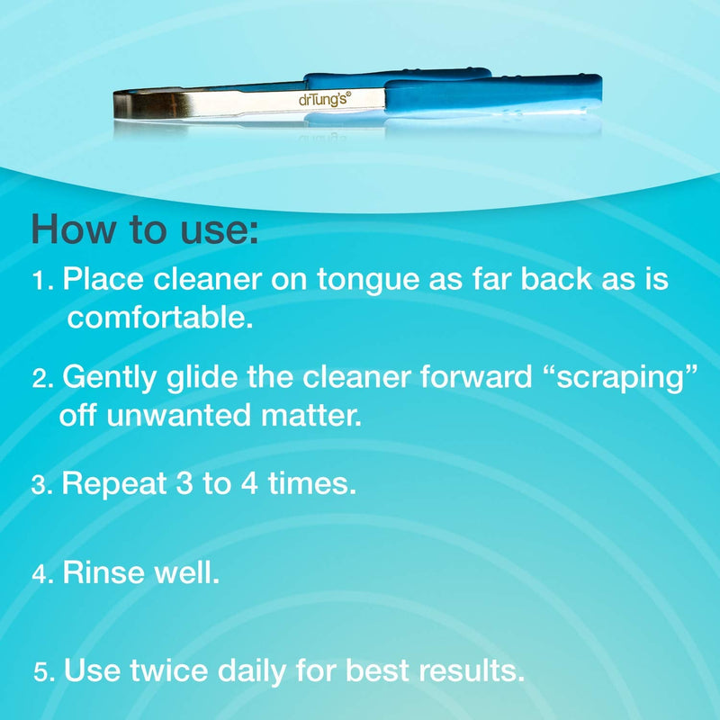 [Australia] - DR. TUNG'S TONGUE CLEANER, 1 Count, Colors may vary 1 Count (Pack of 1) 