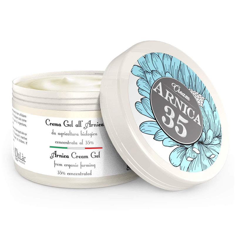 [Australia] - Dul�c Arnica Gel Cream Extra Strong 250ml Great for Muscle and Joint Massage, Even After Sports, Made in Italy with 35% Organic Arnica Montana, Cooling Effect 