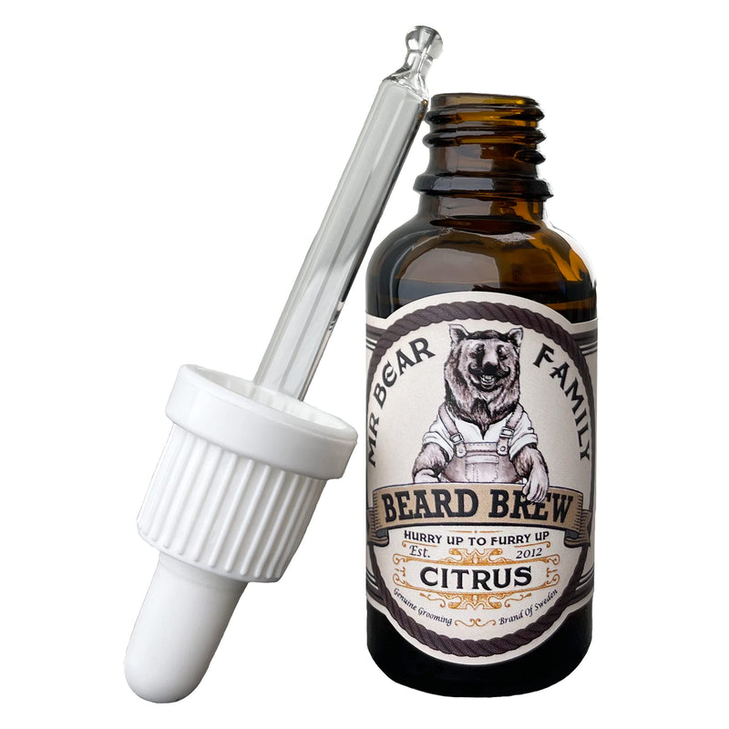 [Australia] - Natural Beard Oil for Men – Scented Beard Moisturiser Oil Contains Hydrating Jojoba + Argan Oil – Nourishing Mens Beard Softener for Healthier Hair Growth (Citrus, 30ml) Citrus 30 ml (Pack of 1) 