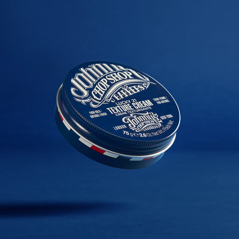 [Australia] - Johnny's Chop Shop - Lucky 21 Texturising Cream, Firm Hold Hair Styler (75g) Citrus 