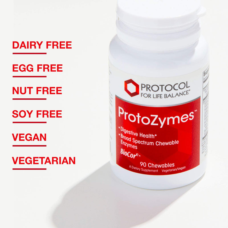 [Australia] - Protocol ProtoZymes - Digestive Enzymes, Broad Spectrum - Children, Adults - 90 Berry Chewables 
