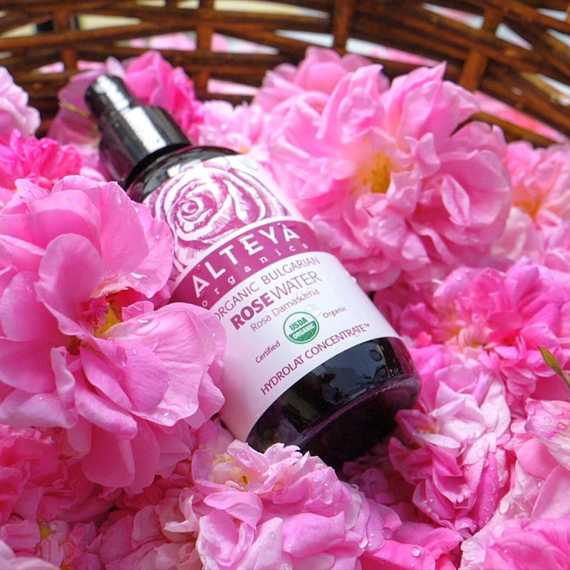 [Australia] - Alteya Organic Rose Water Spray 120ml Glass bottle- 100% USDA Certified Organic Authentic Pure Natural Rosa Damascena Flower Water Steam-Distilled and Sold Directly by the Rose Grower Alteya Organics 