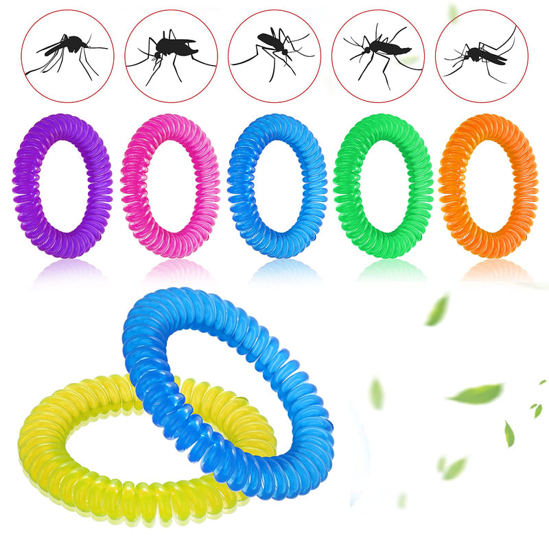 [Australia] - 12Pack Mosquito Insect Repellent Bracelet, Waterproof Insect Repellent Mosquito Bands, Natural Outdoor Bug Repeller Wristbands for Adults and Kids 