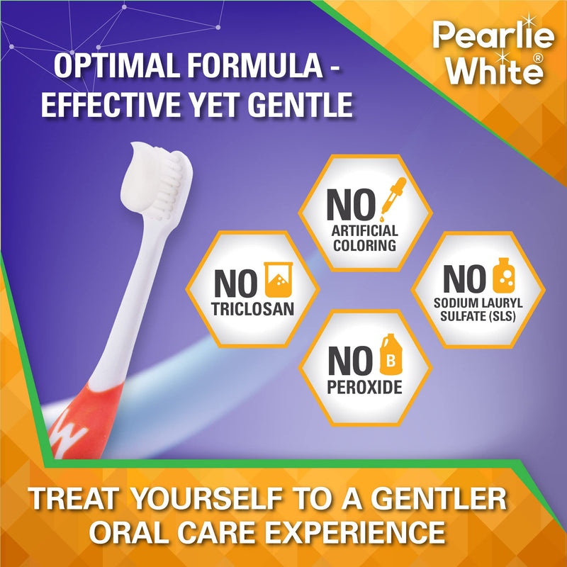 [Australia] - Pearlie White Active Remineralization Toothpaste - Fluoride Free (3.8oz, 110gm) - Non Fluoride Remineralizing Toothpaste for Tooth Enamel Repair | Contains Hydroxyapatite and Xylitol 1 