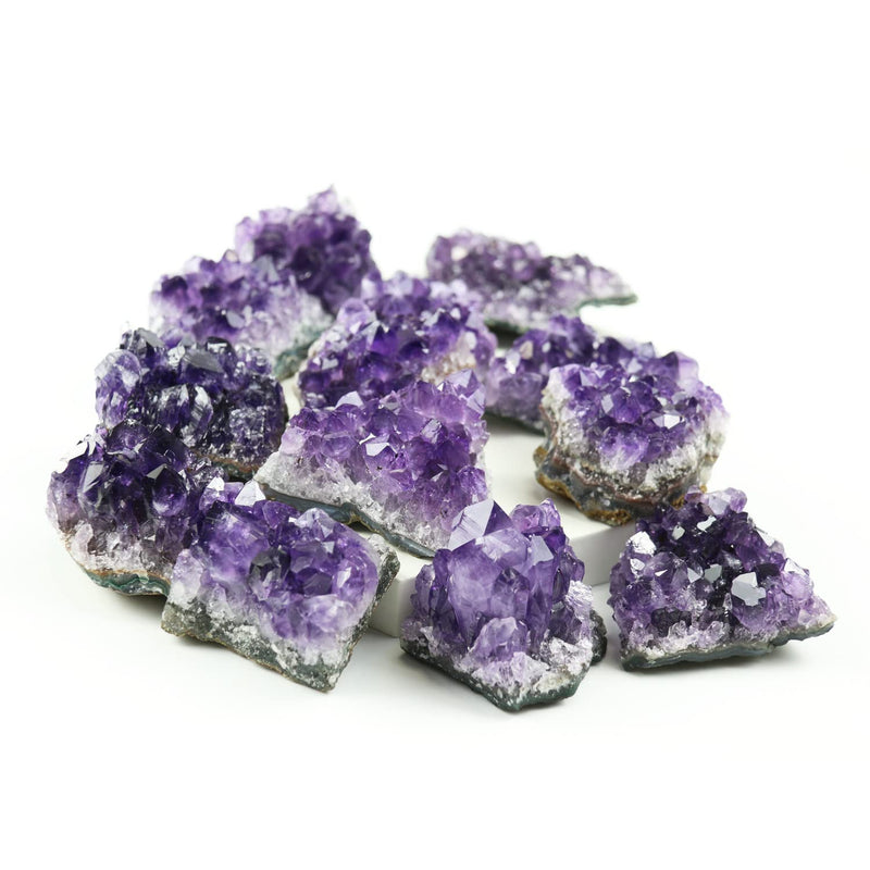[Australia] - Nvzi Amethyst Crystals, Amethyst Cluster, Amethyst Clusters for Witchcraft, Amathesis Crystal, Raw Amethyst, Natural Amethyst Geode Cave Crystals and Healing Stones(50G) 