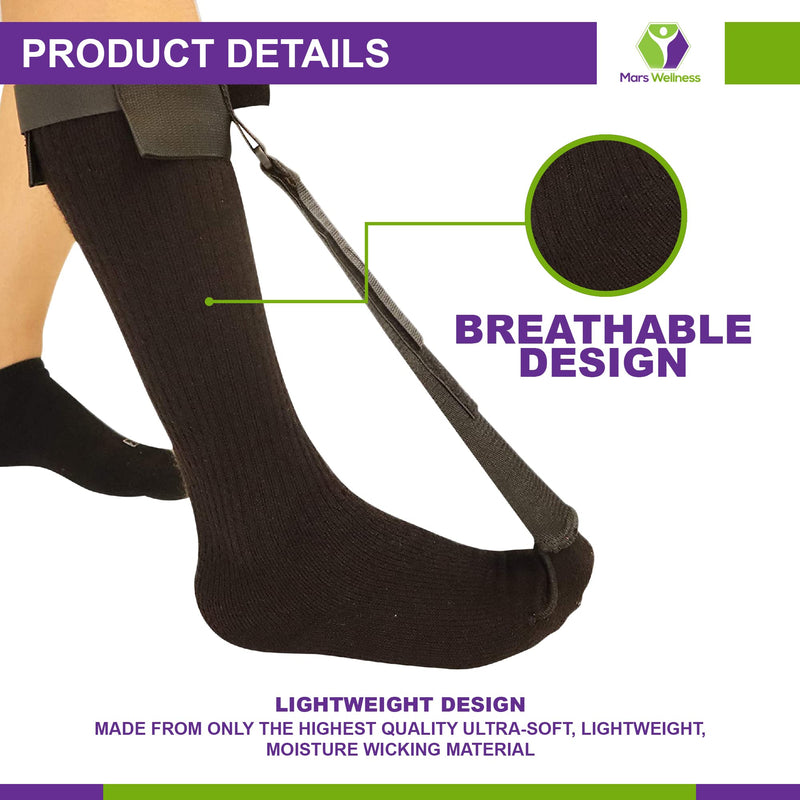 [Australia] - Plantar Fasciitis Stretch Night Sock - For Pain Relief from Plantar Fasciitis and Achilles Tendonitis - Black - XL X-Large (Pack of 1) 