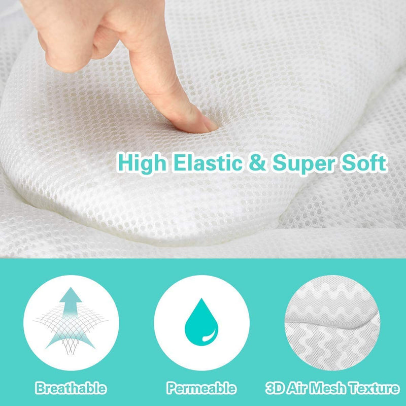 [Australia] - Bath Pillow Spa Bathtub Pillow Ergonomic Bathtub Cushion for Neck, Head & Shoulders, Luxury Bathtub Cushion, 3D Air Mesh for Men and Women,Fits for Hot Tub 