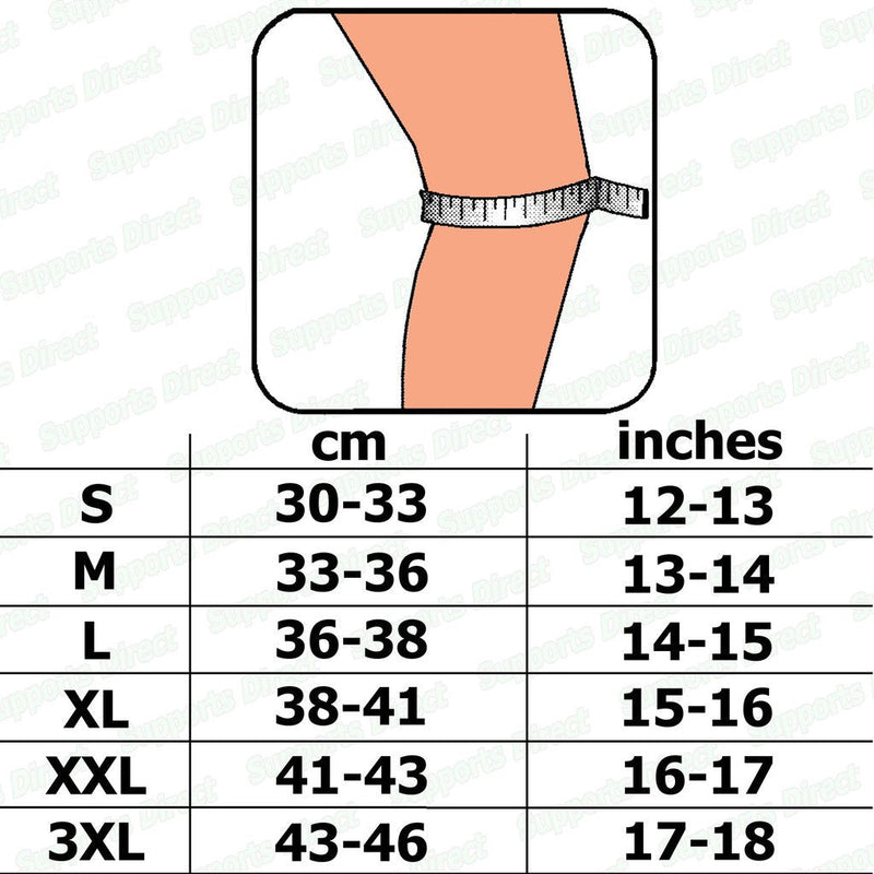 [Australia] - Pair of FLX 7mm Neoprene Compression Knee Sleeves Wraps. Great for Powerlifting, Squats, Crossfit, etc. Prevent Injury and Pain. Size Large 