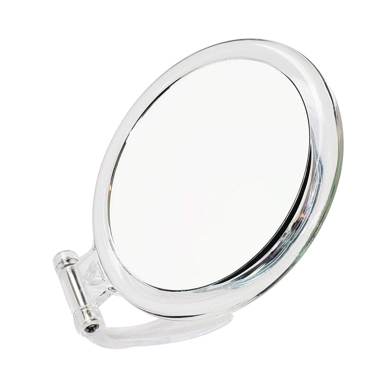 [Australia] - Rucci Normal View Acrylic Round Foldable Stand Mirror, 10X 