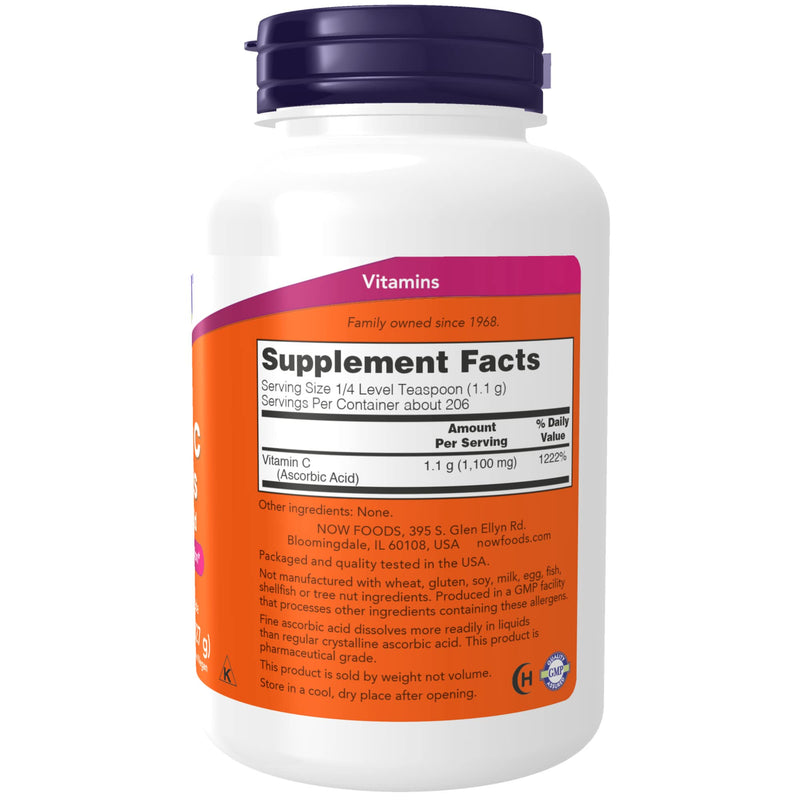 [Australia] - NOW Supplements, Vitamin C Crystals (Ascorbic Acid), Antioxidant Protection*, 8-Ounce 8 Ounce (Pack of 1) 