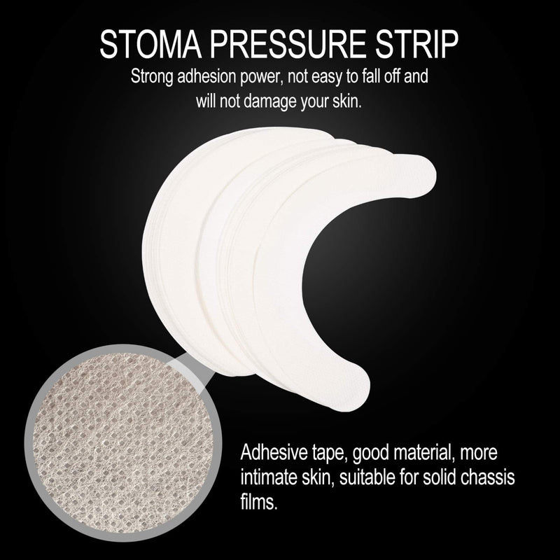 [Australia] - HEALLILY 20Pcs Stoma Barrier Strips hydrocolloid Stoma Strip Flat per latex Skin Barrier Anti-Leak Fixing Strips Stoma Care Tape Supply 