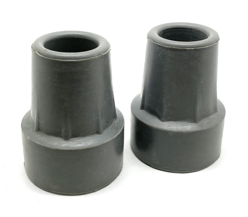 [Australia] - Quantum Leap (Pack of 2) 19mm 3/4" Longer Lasting Heavy Duty Rubber Ferrules Added Metal Washer for Strength, Walking Stick Feet or Walking Sticks - Grey (19mm) Rubber Feet 