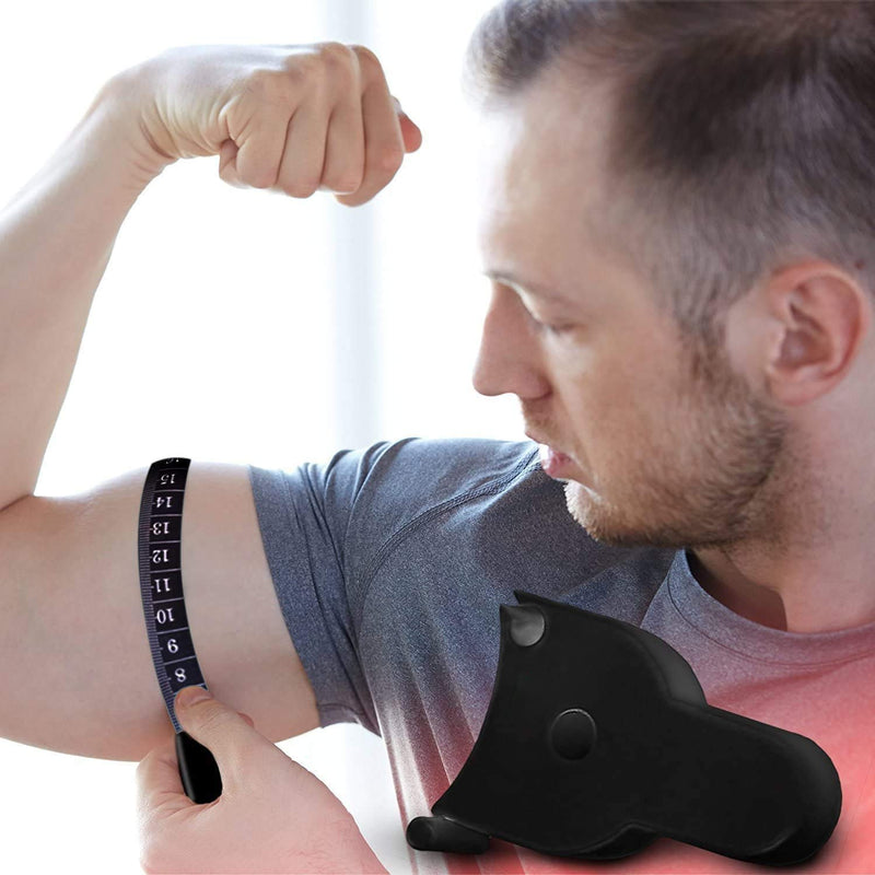 [Australia] - Fat Tester, [2 in 1] Personal Body Fat Tester Calipers with Tape Measure and Fat Charts Fitness, Accurate Measure Tape Health Analyzer 
