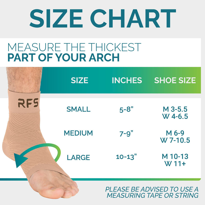 [Australia] - Plantar Fasciitis Foot Compression Sleeves for Injury Rehab & Joint Pain. Best Ankle Brace - Instant Relief & Support for Achilles Tendonitis, Fallen Arch, Heel Spurs, Swelling & Fatigue (Beige, MED) Medium Beige 