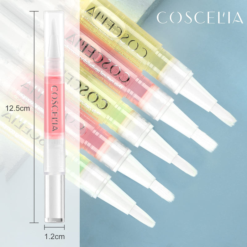 [Australia] - Cuticle Oil Pen Bulk for Nails 10Pcs Cuticle Revitalizer Oil Pens for Gel Acrylic Nails Nourishment Treatment Moisturizer Softener Nail Care with Gift Box Nail Salon Supplies 