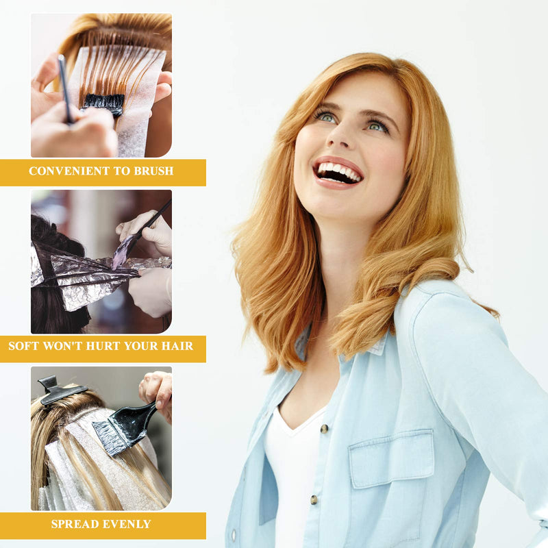 [Australia] - Beaupretty 12pcs Hair Dye Brush, Hair Dye Brush Applicator Hair Coloring Dyeing Kit Hair Tint Applicator for Home Hair Salon 