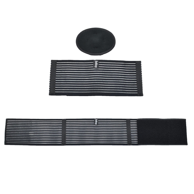[Australia] - Belltop - Umbilical hernia belt for women and men - Hernia support for men with compression pad (inguinal, femoral, incisional) - Abdominal binder post surgery and postpartum (L/XL) L/XL (39 to 52 inch umbilical area) 