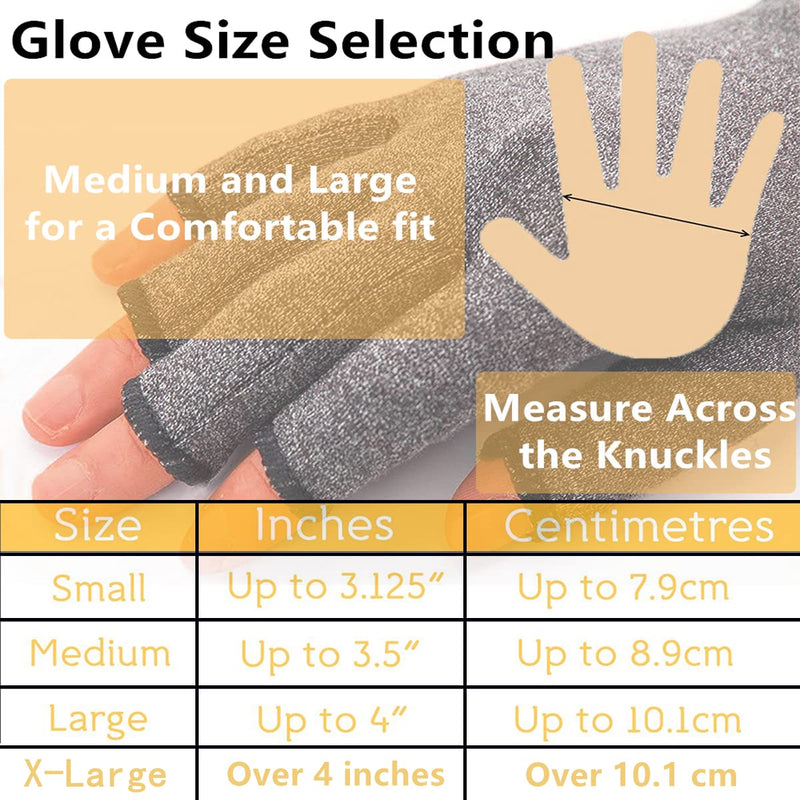 [Australia] - DRNAIETY 2 Pairs Arthritis Compression Gloves, Relieve Arthritis, Rheumatoid, Osteoarthritis, Carpal Tunnel Pain, Compression Gloves for Arthritis for Women & Men, Anti-Slip Glue dot Gloves for Work Small 