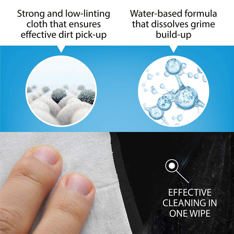[Australia] - iCloth XL Screen Cleaning Wipes [12 x 9 Inches - 24 XL Wipes] Safe for All Screens and Glasses, Pro-Grade, Individually Wrapped, 1 Screen Cleaner Can Clean Several Screens, Displays, TV's or Monitors 