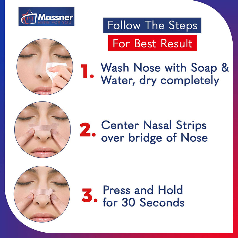 [Australia] - 100 Medium Nasal Strips Anti-Snoring Aid for Fast Relief. Instantly Stops Snoring for Better Sleep, Less Congestion. Improved Air Flow, Gentle Spring Like Action. 55x16mm, Big 3 Month Supply 