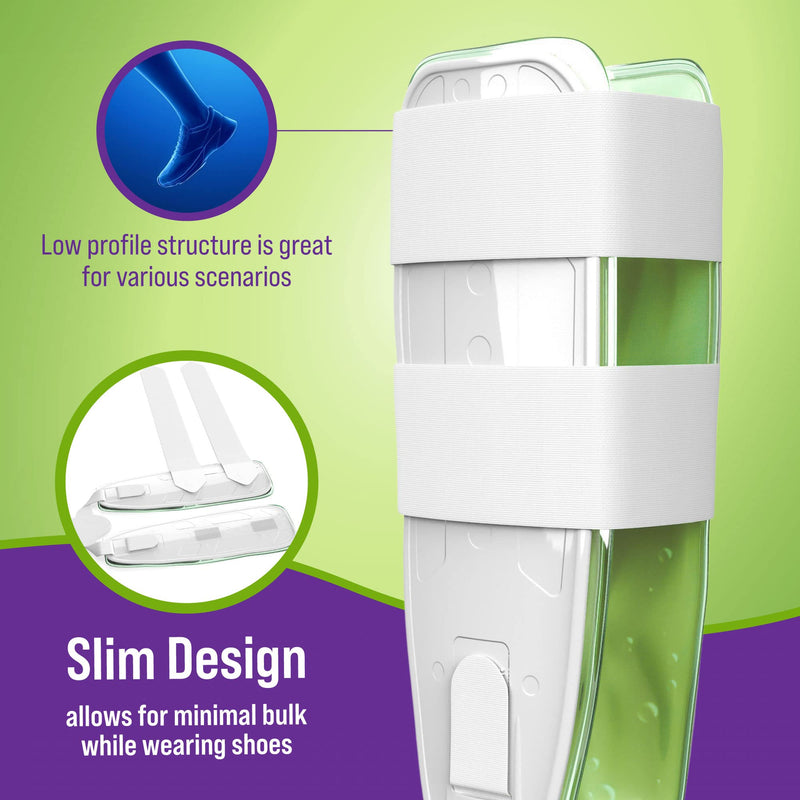[Australia] - Premium Air Stirrup Ankle Brace Stabilizer With Air & Gel Cold Therapy - One Size Fits All 