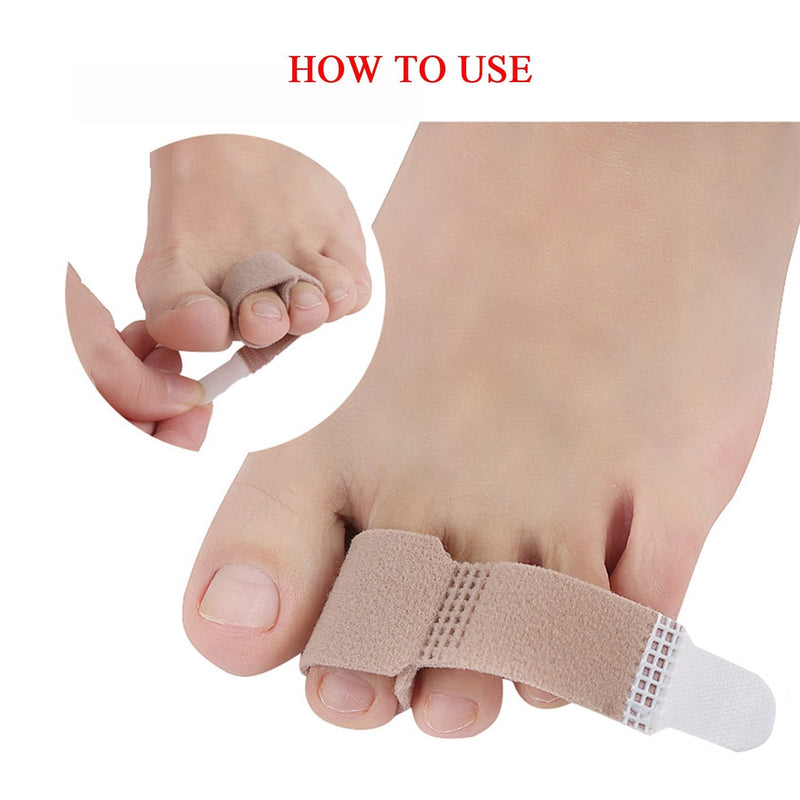 [Australia] - 8 Pieces Toe Splint Wraps Non Slip Hammer Toe Straightener for Broken Toe, Crooked, Overlapped, and Hammer Toes-Women and Men 