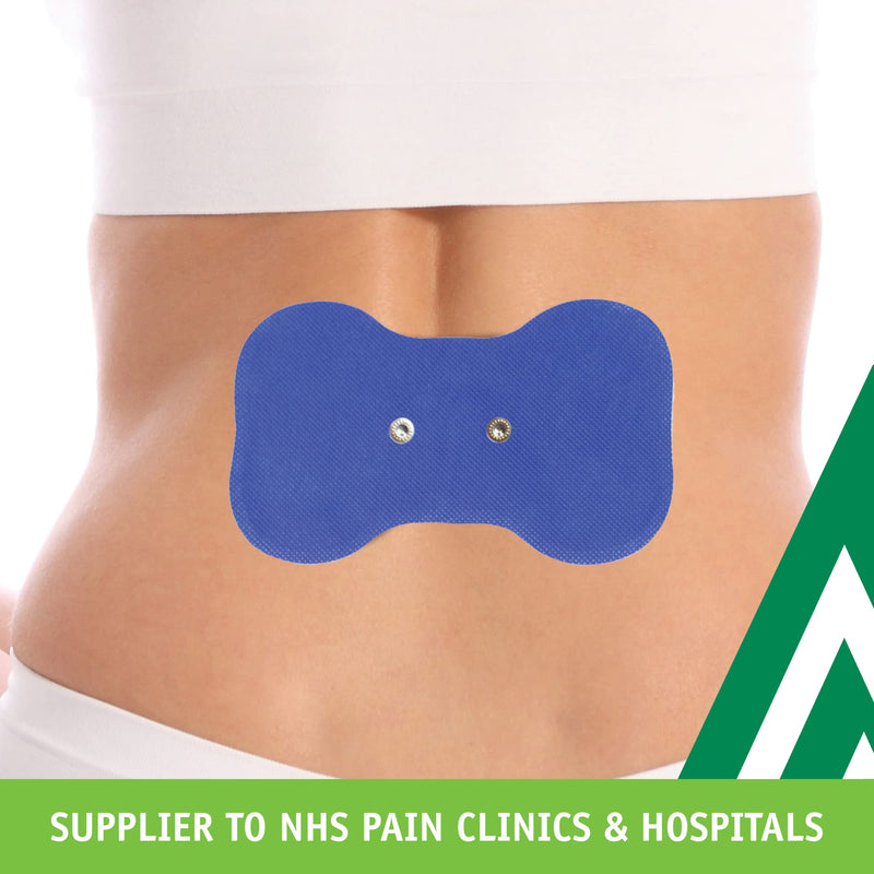 [Australia] - Med-Fit Wireless Butterfly Self-Adhesive Electrodes Pack of 5 16x9cm - Fits Med-Fit Wireless TENS & Painless TENS. Ideal For Treating Lower Back Pain 5 Pack 