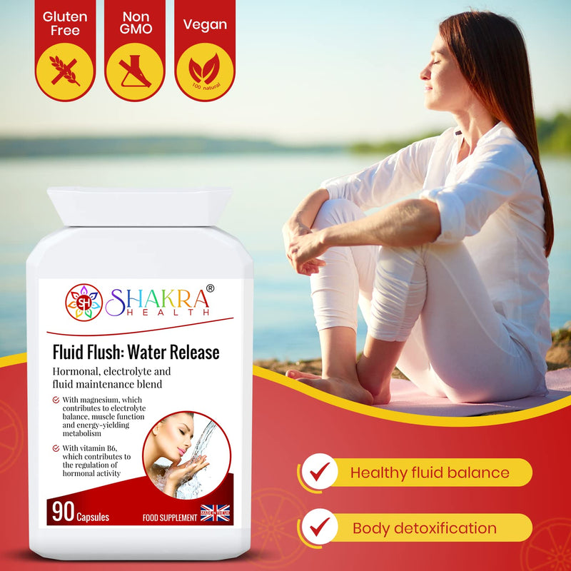 [Australia] - Fluid Flush: Water Release | Fluid Balance Support and Herbal Supplement - Spirituality, Science & Supplements by Shakra Health 