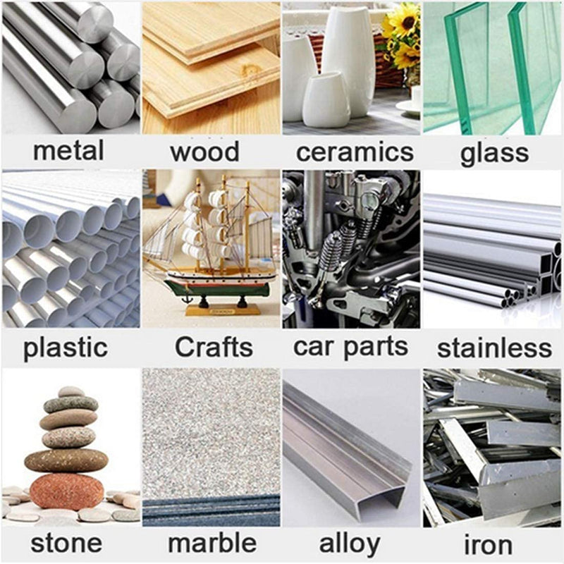 [Australia] - 50ml 1:1 Epoxy Resin AB Glue Epoxy Glue Transparent for Bonding Fixing Metal Ceramics Wood Glass Plastic & 2pcs 1:1 Mixing Nozzles 