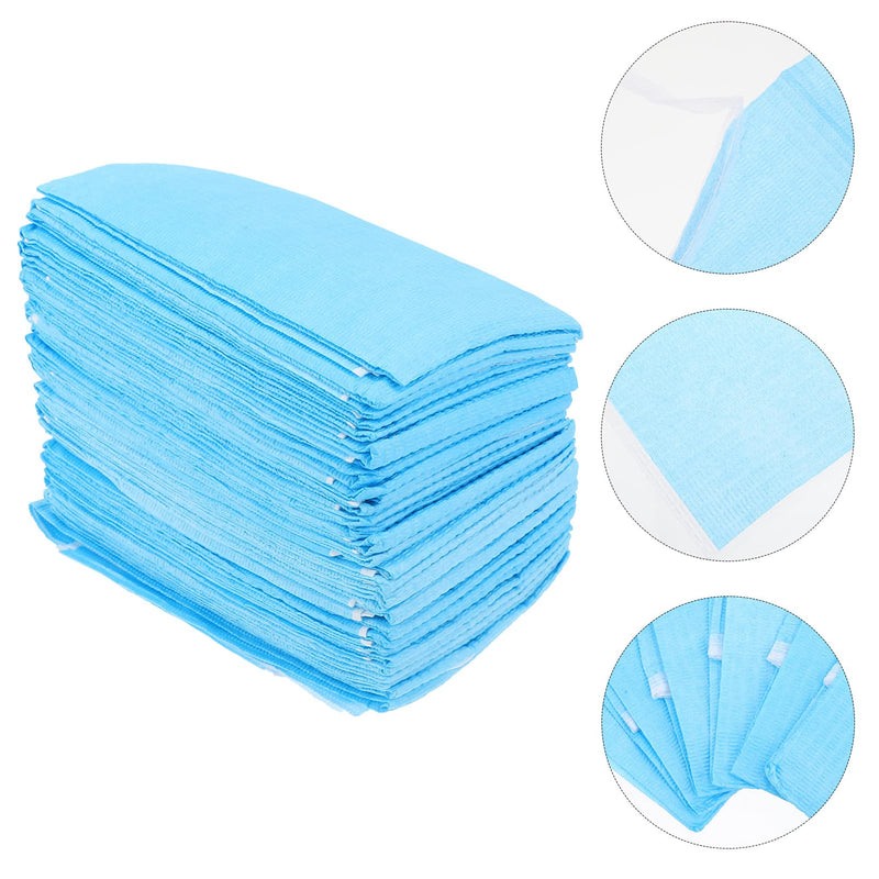 [Australia] - Artibetter Disposable Adult Bibs for Eating Waterproof Adult Bibs Disposable Adult Poly Bibs Disposable Bibs For Adults 