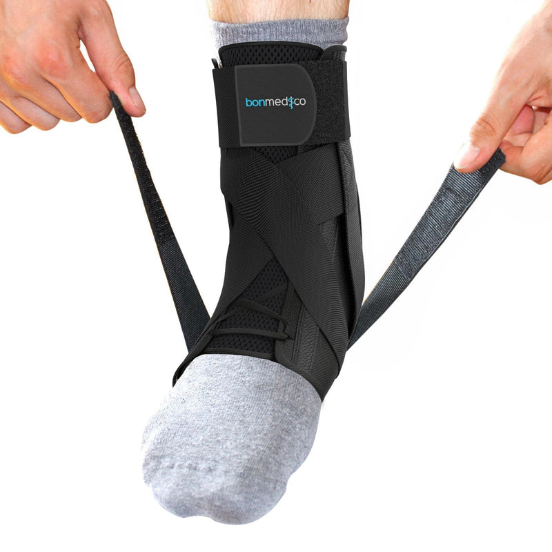 [Australia] - bonmedico Stato Foot Brace with Lacing System for The Left & Right Foot, M 