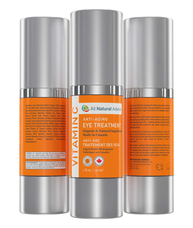 [Australia] - All Natural Advice Vitamin C Anti Aging Eye Treatment – Gentle & Effective Treatment for Delicate Eye Area to Revitalize Skin. 