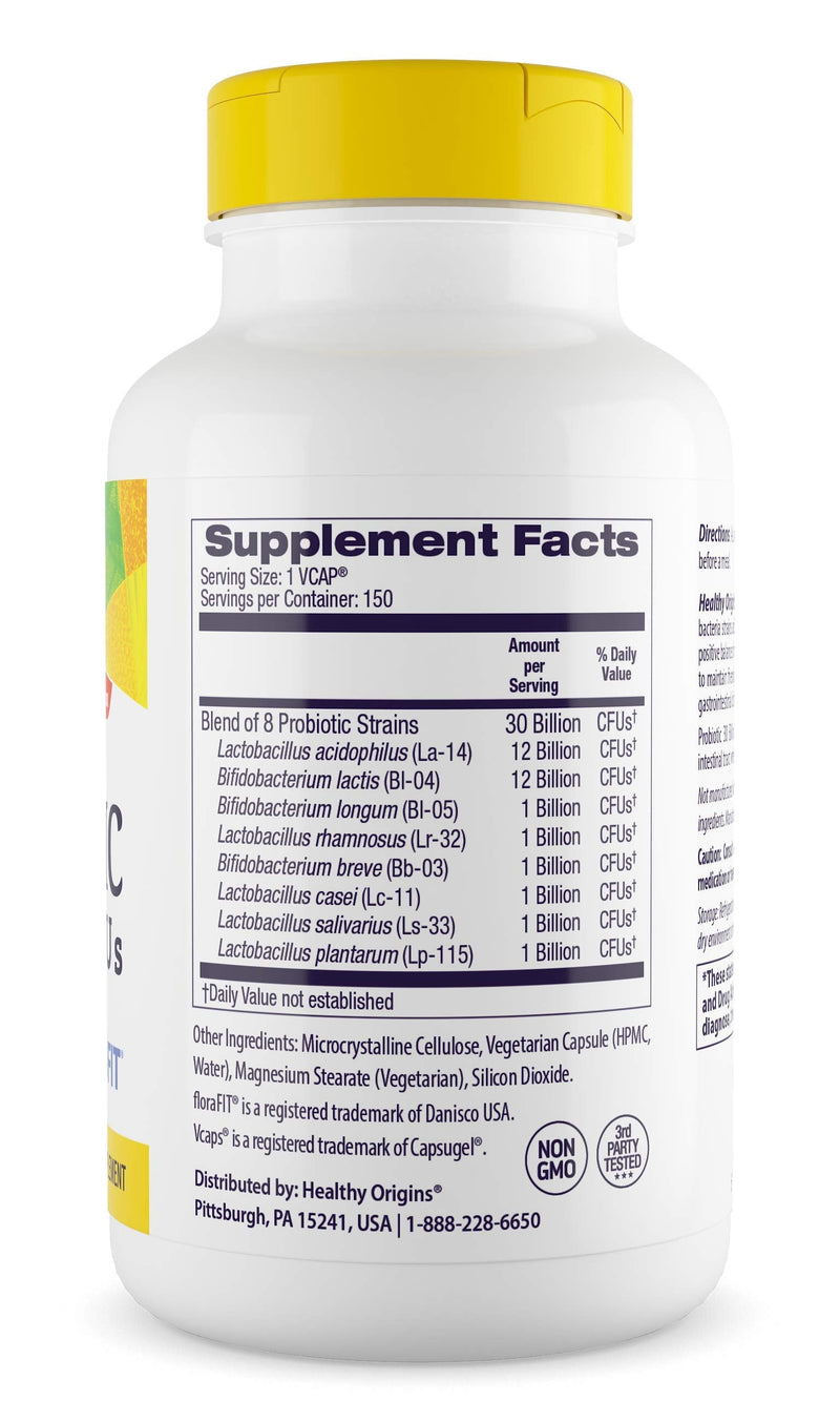 [Australia] - Healthy Origins Probiotic 30 Billion CFU's Shelf Stable, 150 Veggie Caps 150 Count (Pack of 1) 