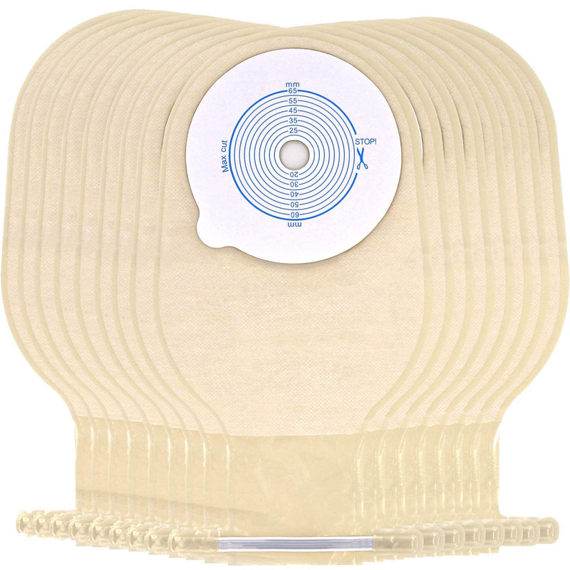 [Australia] - 20PCS One Piece Ostomy Bag, Drainable Pouches Colostomy Bag Stoma Bags Incontinence Bags for Ileostomy Care Supplies, Cut to Fit 20-65MM 
