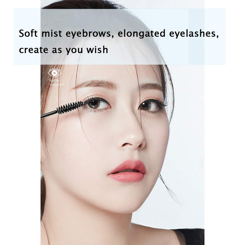 [Australia] - 300 Pcs Disposable Mascara Wands LEBENSWERT Spoolie Brushes Brush for Eyelash Extension Eyebrow and Makeup 