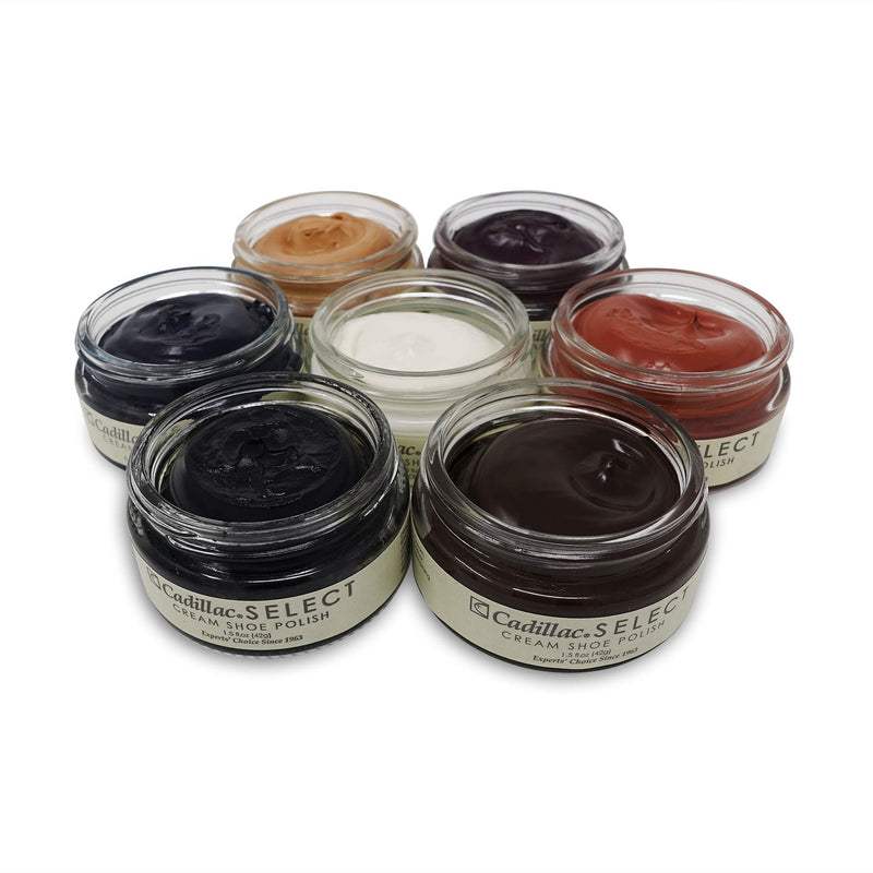 [Australia] - Cadillac Select Premium Cream Shoe Polish - Multiple Colors Available Black 