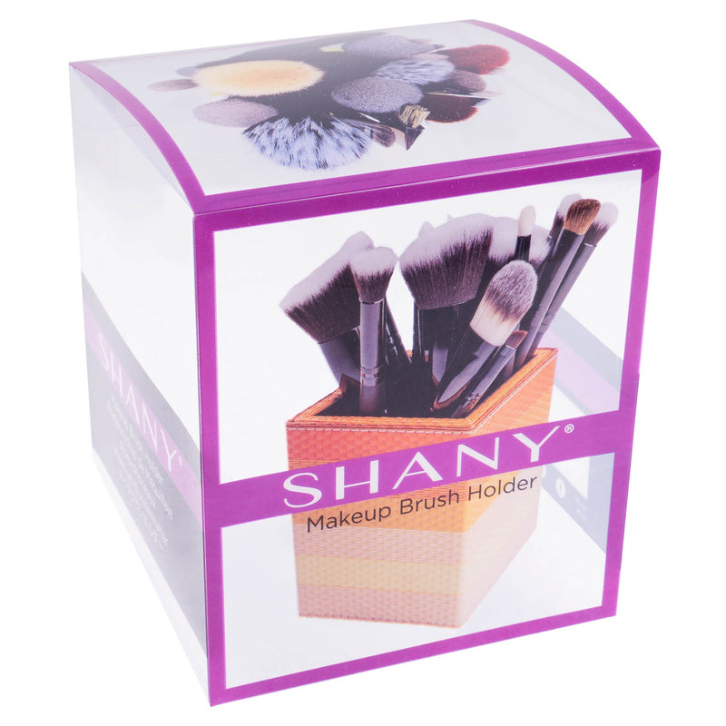 [Australia] - SHANY Cosmetics 2-in-1 Water-resistant Makeup Brush Holder with Removable Cosmetics Organizer Insert - Midnight Grey 