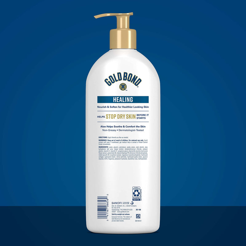 [Australia] - Gold Bond Healing Skin Therapy Lotion with aloe 20 oz., Non-Greasy & Hypoallergenic 