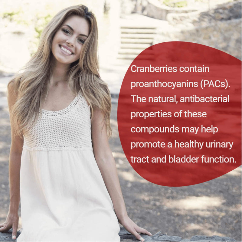 [Australia] - Triple Strength Cranberry Tablets 15,000mg | 120 Vegan Tablets with VIT C | High Strength Cranberry Extract Tablet | UTI Cystitis Support for Men & Women | Cranberry Pills Supplement | UK Manufactured 