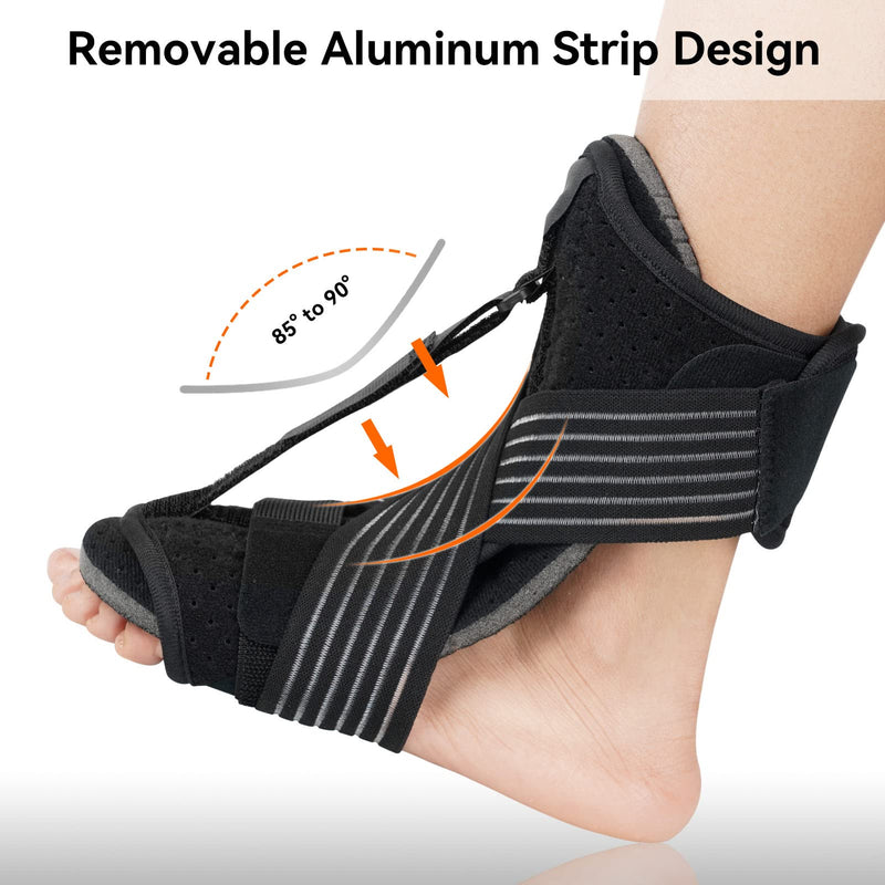 [Australia] - Plantar Fasciitis Night Splint;Plantar Fasciitis Relief Brace;Achilles Tendonitis Support,Foot Drop, black 