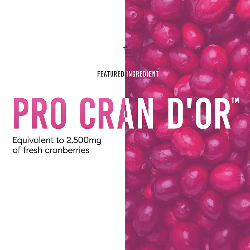 [Australia] - Prebiotics & Probiotics for Women - Science Backed ProCran - Organic Prebiotics, 50 Billion CFU, D-Mannose & Cranberry for Digestive, Immune, Feminine Health, Soy & Dairy Free, 30 Vegan Capsules 1 Month Supply Womens Probiotic 