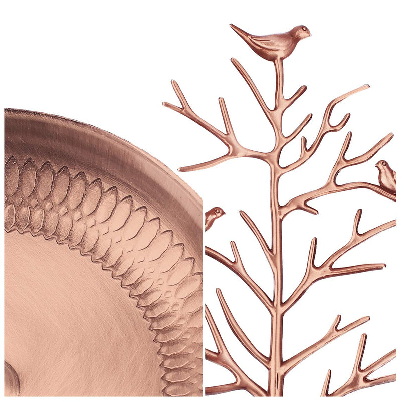 [Australia] - AUTODECO Retro Jewelry Tree Organizer for Necklaces and Earrings Ring Tree Holder Display Jewelry Tower Tree Great Gift for Women Girl Bronze Xy010-bronze 