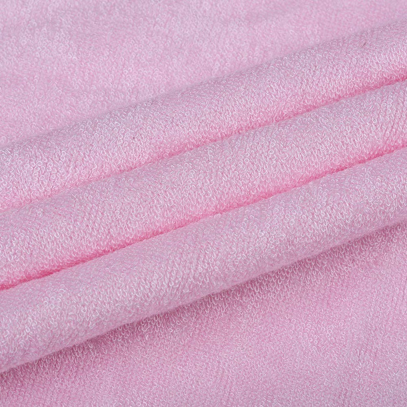 [Australia] - 2 Color 3 Size Adult Bib, Elderly Waterproof Bib, Adult Mealtime Saliva Towel Dining Apron Clothes Bamboo Protector (M-Light Pink) M Light Pink 
