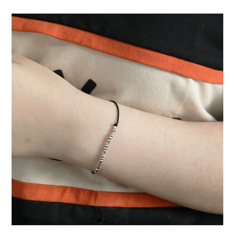 [Australia] - Morse Code Bracelet Funny Gift for Women Girl with Meaning Card Gift Card for Best Friend Couple Mom Family Adventure 