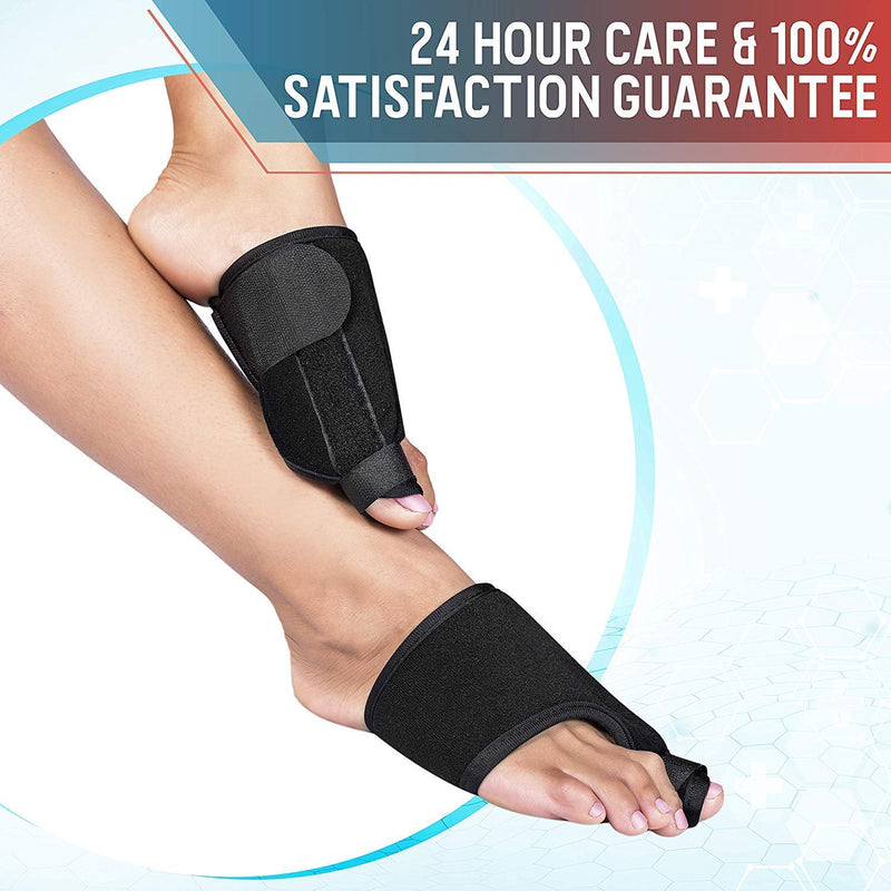 [Australia] - Bunion Splints Bunion Corrector - Bunion Brace for Hallux Valgus Bunion Pain Relief - Big Toe Straightener Bunion Splint - Elastic and Adjustable for Women and Men (Blue) Blue 
