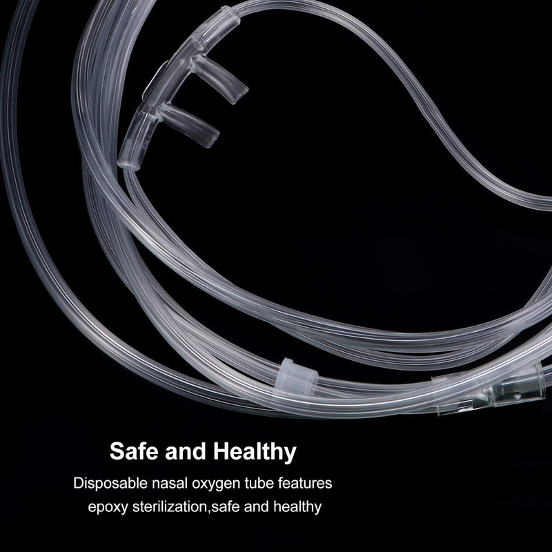 [Australia] - Healifty 4pcs Home Oxygen Machine Tubing 2m Clear Soft Touch Oxygen Cannula Tubing Nasal Cannula Tube Accessories 
