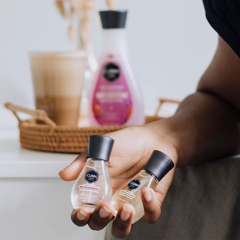 [Australia] - Cutex Hydrating Cuticle Oil, Formulated with Vitamin E & Sweet Almond Oil, (13.6ml) for Dry, Brittle & Rough Nails, Almond Scent, Dermatologist Tested 